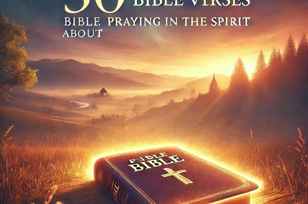 30 Powerful Bible Verses About Praying in the Spirit 2025