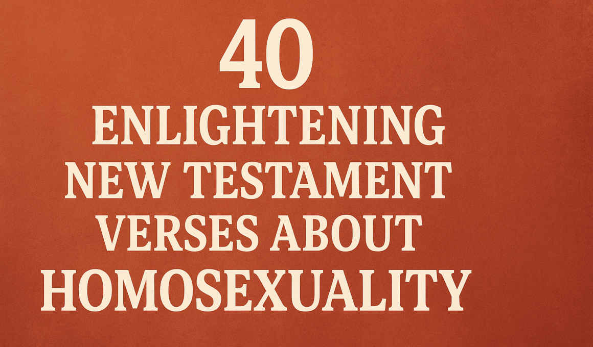 40 Enlightening New Testament Verses About Homosexuality 1 40 Enlightening New Testament Verses About Homosexuality 2025
