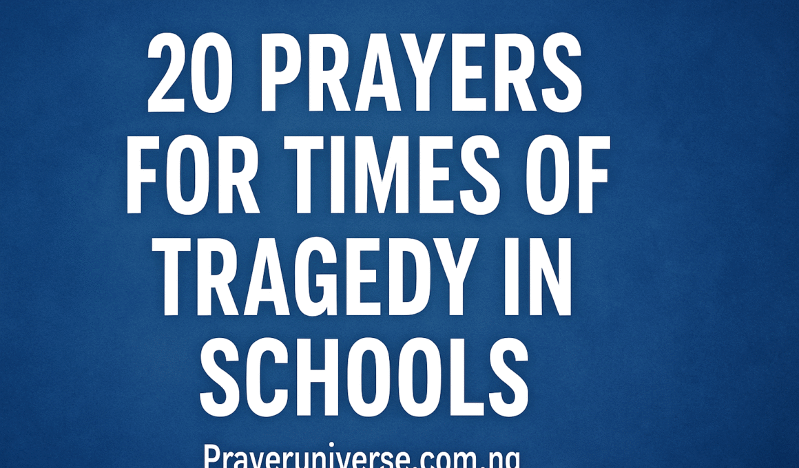 20 Powerful Healing Prayers for School Shooting Victims 1 Prayers for School Shooting