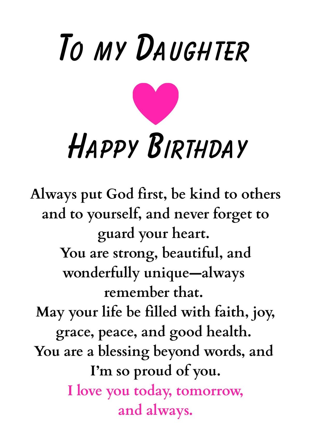 60+ Heartfelt Birthday Wishes for My Daughter with Prayers 2 60+ Heartfelt Birthday Wishes for My Daughter with Prayers 2025