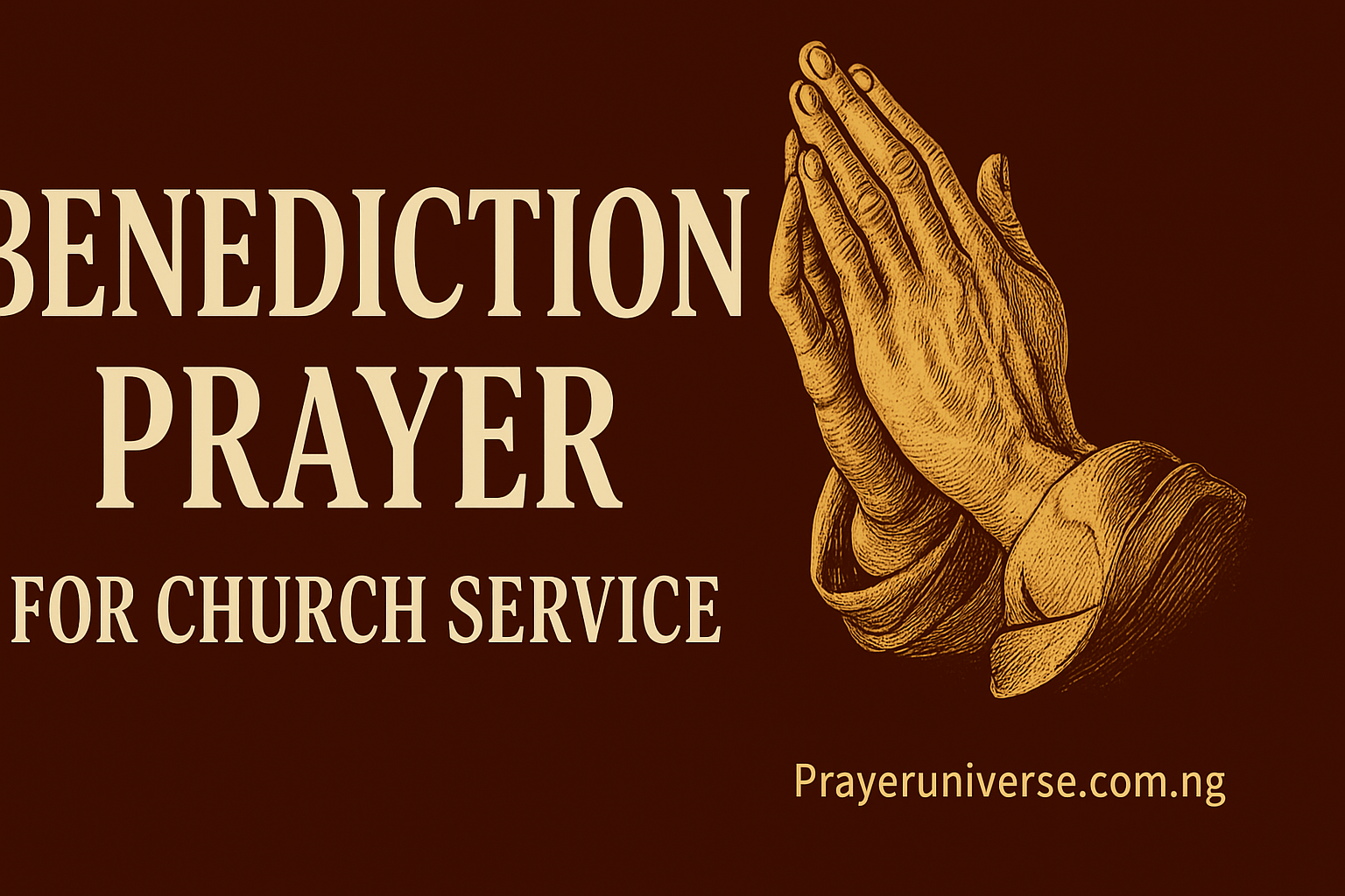 20+ Powerful Benediction Prayer for Church Service with Bible Verses 1 20+ Powerful Benediction Prayer for Church Service with Bible Verses 2025