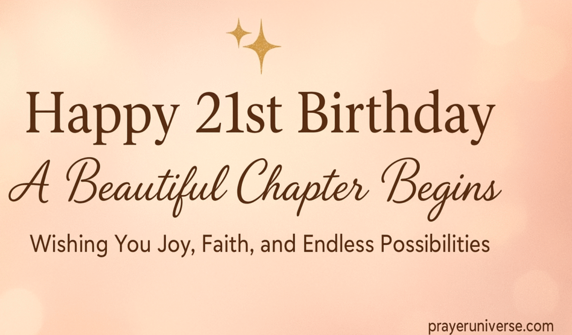 20+ Amazing Happy 21st Birthday Wishes 2026